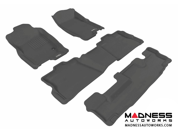 Ford Explorer Floor Mats (Set of 4) - Black by 3D MAXpider